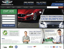 Tablet Screenshot of bumperworldonline.com